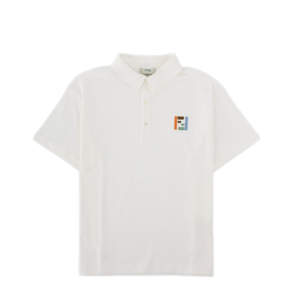 MAYFEYR - Fendi - Polo Con Logo Ff Multicolor - JMI509KAY8DF0TU9
