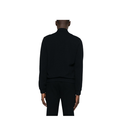 Icon Collection Regular Fit 3D Wool Blend Knit Jersey Blouson