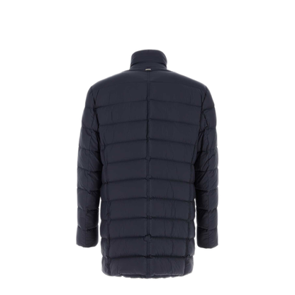MAYFEYR - Herno - Navy Blue Nylon Padded Jacket - PI007ULE12456Z9202