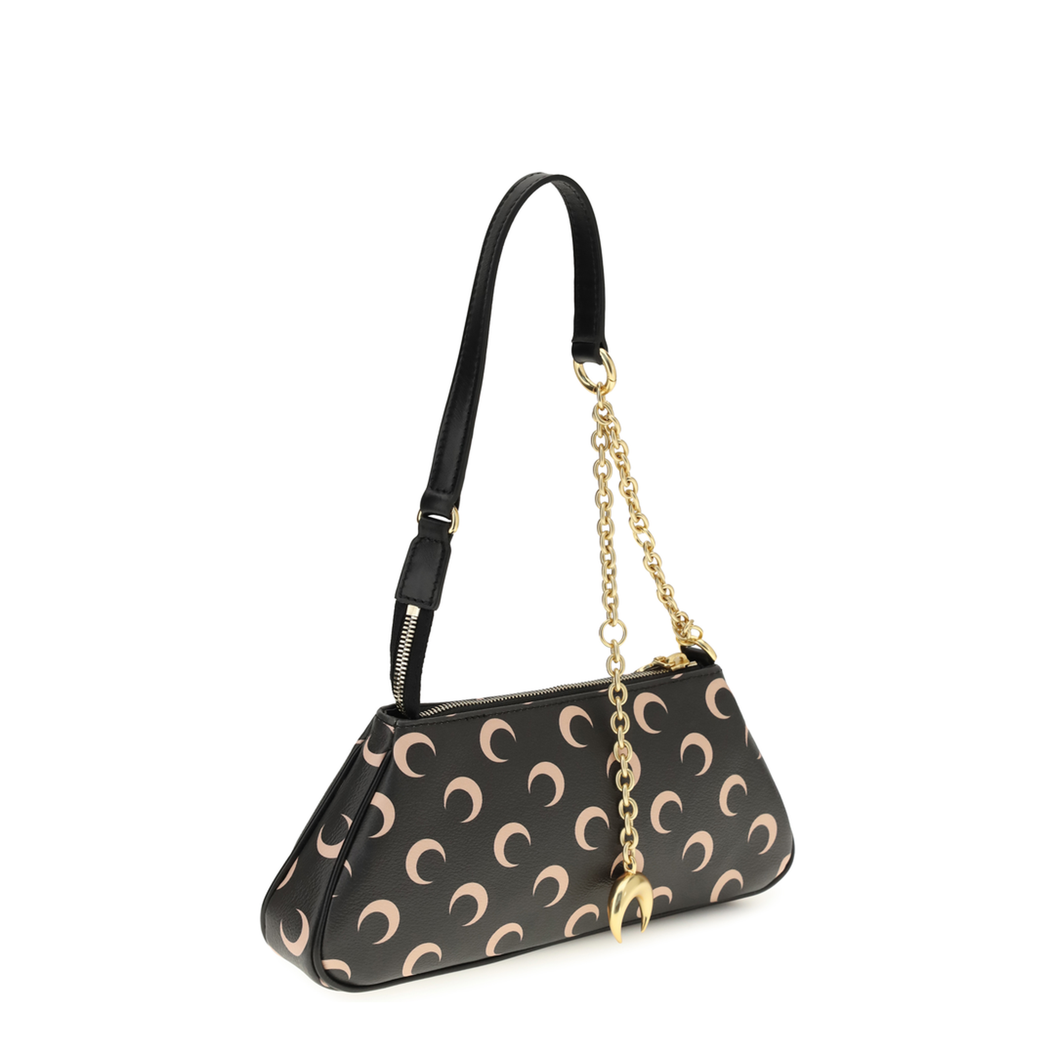 MAYFEYR - Marine Serre - Moon Motif Shoulder Bag - WSB001ARWOV0040