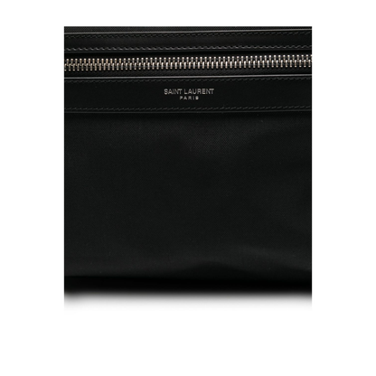 City Canvas, Nylon And Leather Backpack - Black