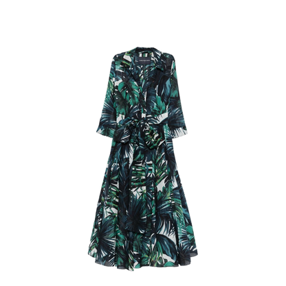 MAYFEYR - Samantha Sung - Dresses Green - ASTERDRESSSHIRTHONOLULUPALMWHITEJADE