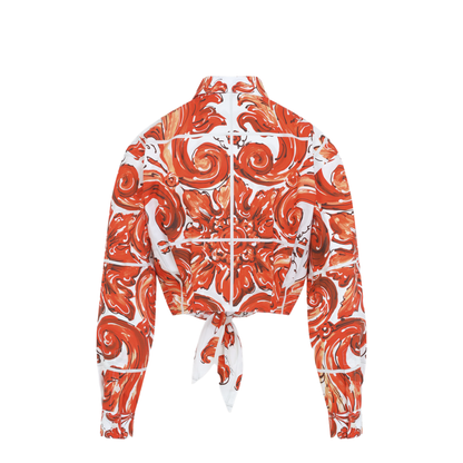 MAYFEYR - Dolce & Gabbana - Popeline Maiolica Shirt - F5S65TGDDRD