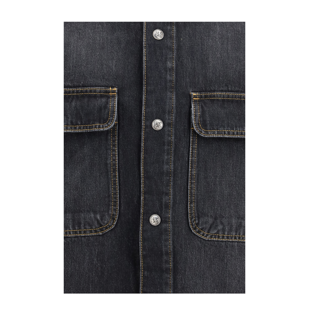 MAYFEYR - Palm Angels - Denim Shirt With Back Logo - PAMYD001DN0011313