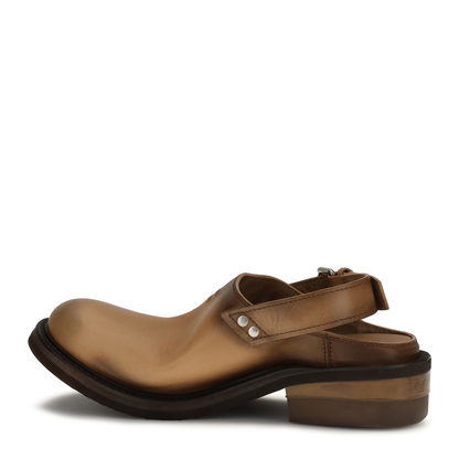MAYFEYR - Miu Miu - Foule Leather Mules - 5R667EFA0455OD
