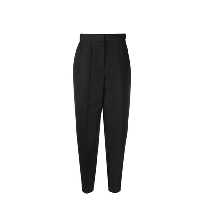 High-rise Trousers - Black