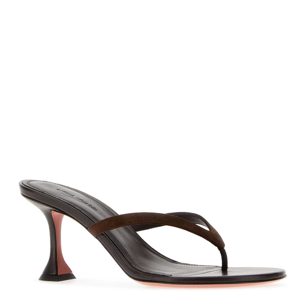MAYFEYR - Amina Muaddi - Juliette Thong 70 Coffee Sandals - JULIETTETHONG70COFFEE