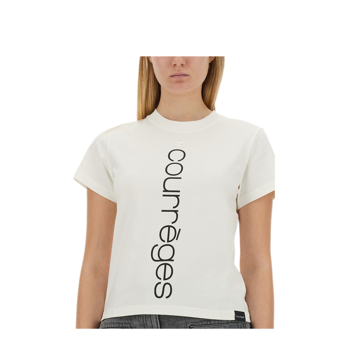 MAYFEYR - Courreges - T Shirt With Logo - 423JTS006JS01120001