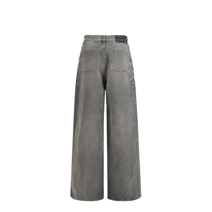 MAYFEYR - Golden Goose - Melody Stud Degraded Jeans - GWP02079P002348