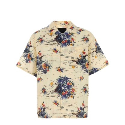MAYFEYR - Prada - Hawaii Batista Cotton Short-Sleeved Shirt - UCS414SUMO16YK