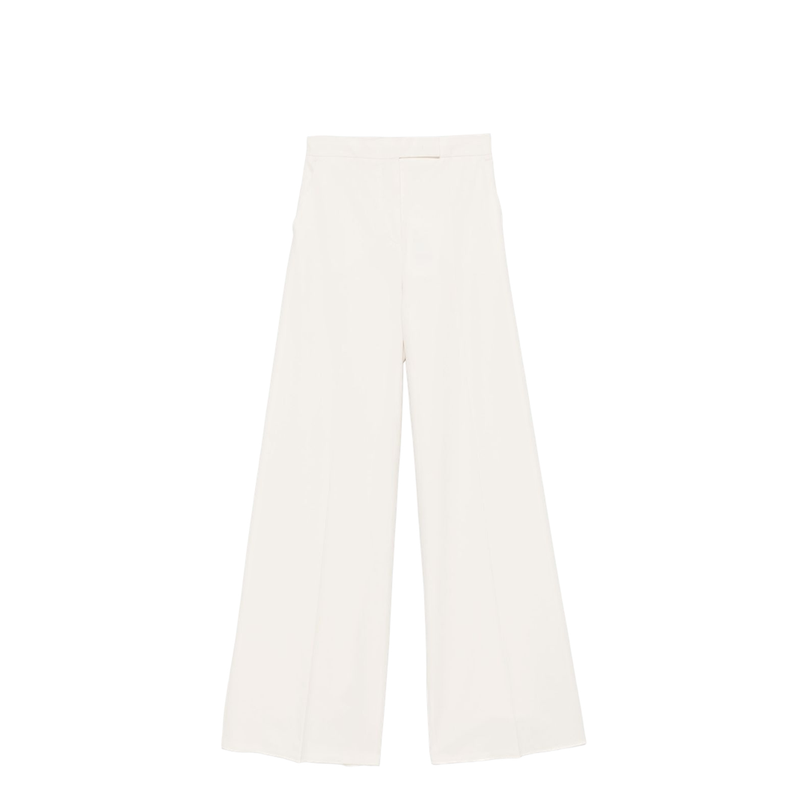 Wide-Leg Trousers In White
