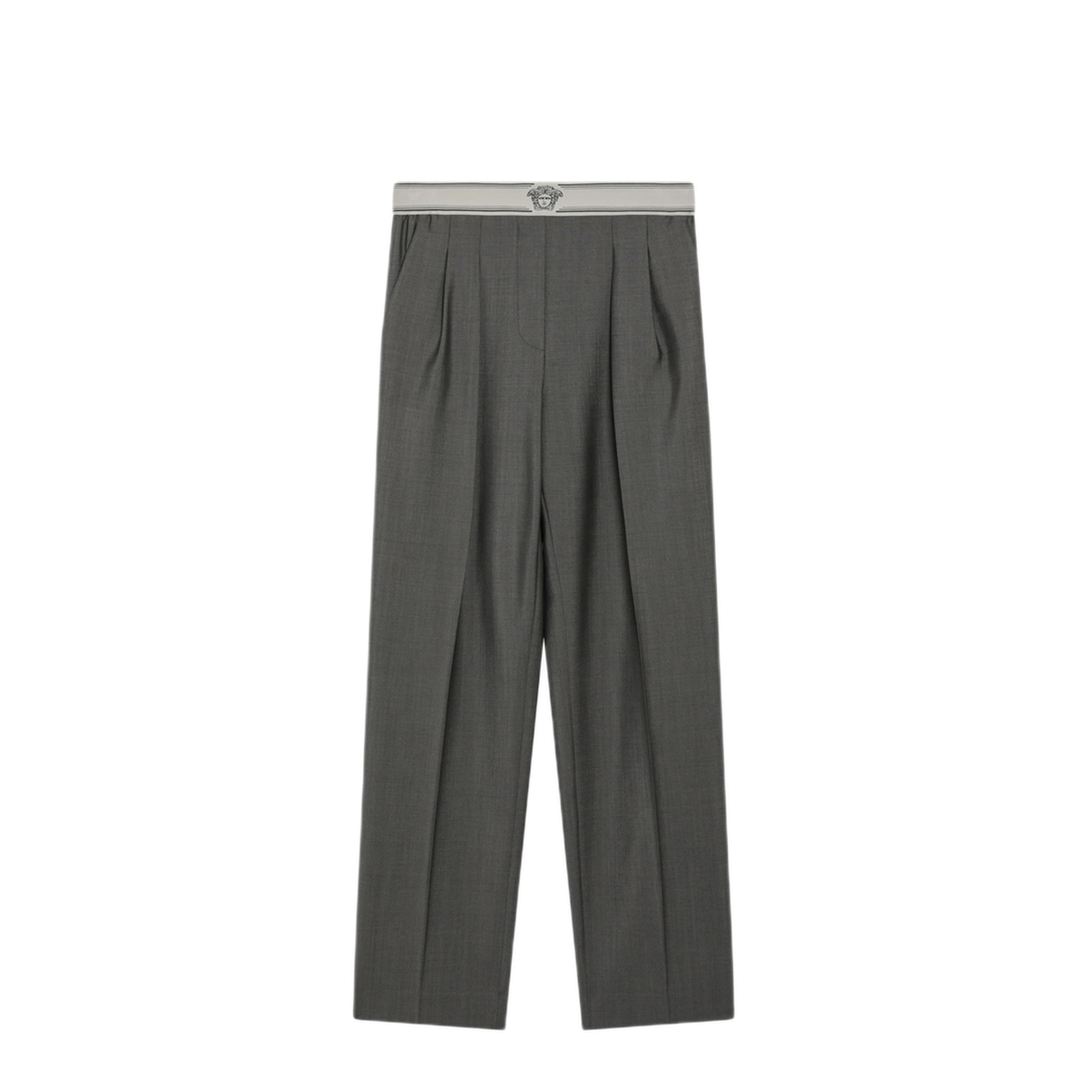 MAYFEYR - Versace - Cold Grey Mohair Wool Trousers - 10258851A176691EJ70