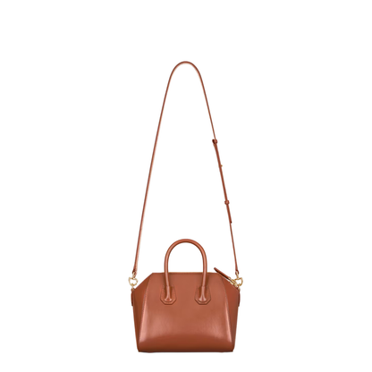 Mini Antigona Bag in Box Leather