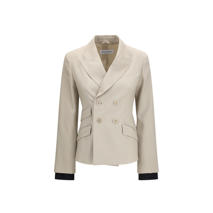 MAYFEYR - Max Mara - Placido Double-Breasted Blazer In Wool Mohair And Silk - 2611041083600