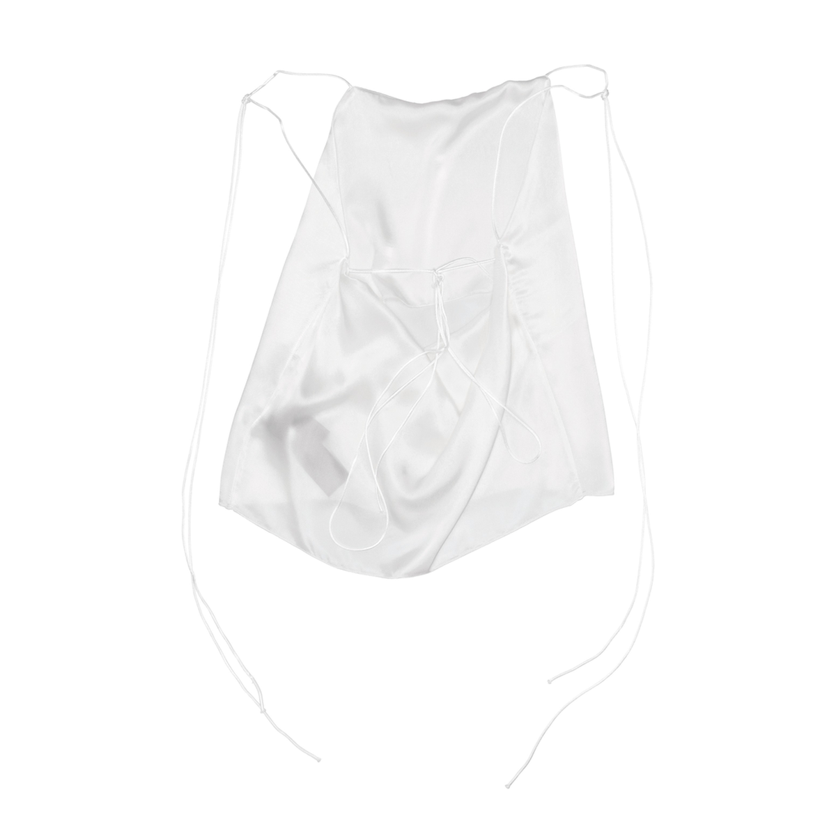MAYFEYR - ANN DEMEULEMEESTER - Heda Slip Open Back Top Satin - B0012431FA134002