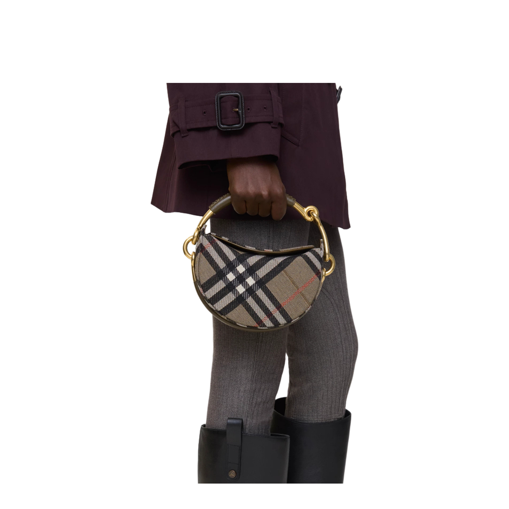 Bridle Clutch in Brush Brown