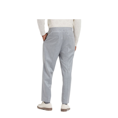 Front Pleat Pants - Grey