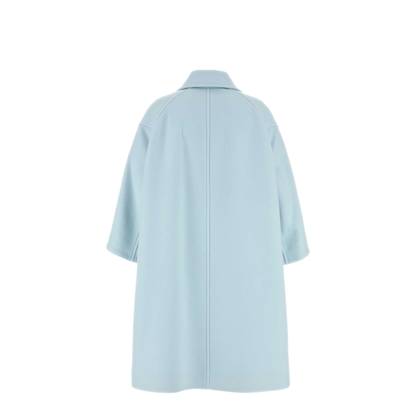MAYFEYR - Bottega Veneta - Light Blue Cashmere Coat - 835474V34J04068