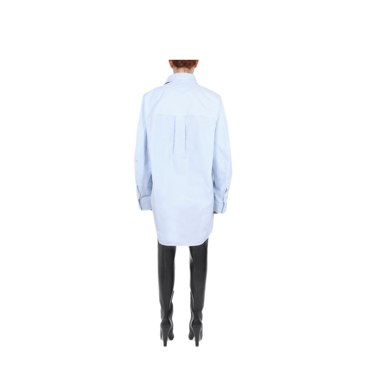 Shirt with Curved Back