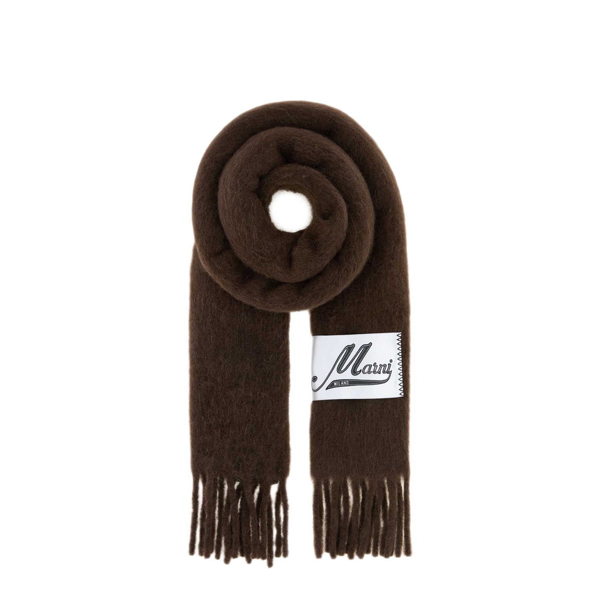 MAYFEYR - Marni - Brown Alpaca Blend Scarf - SCMC0059Y0UTW91800M29