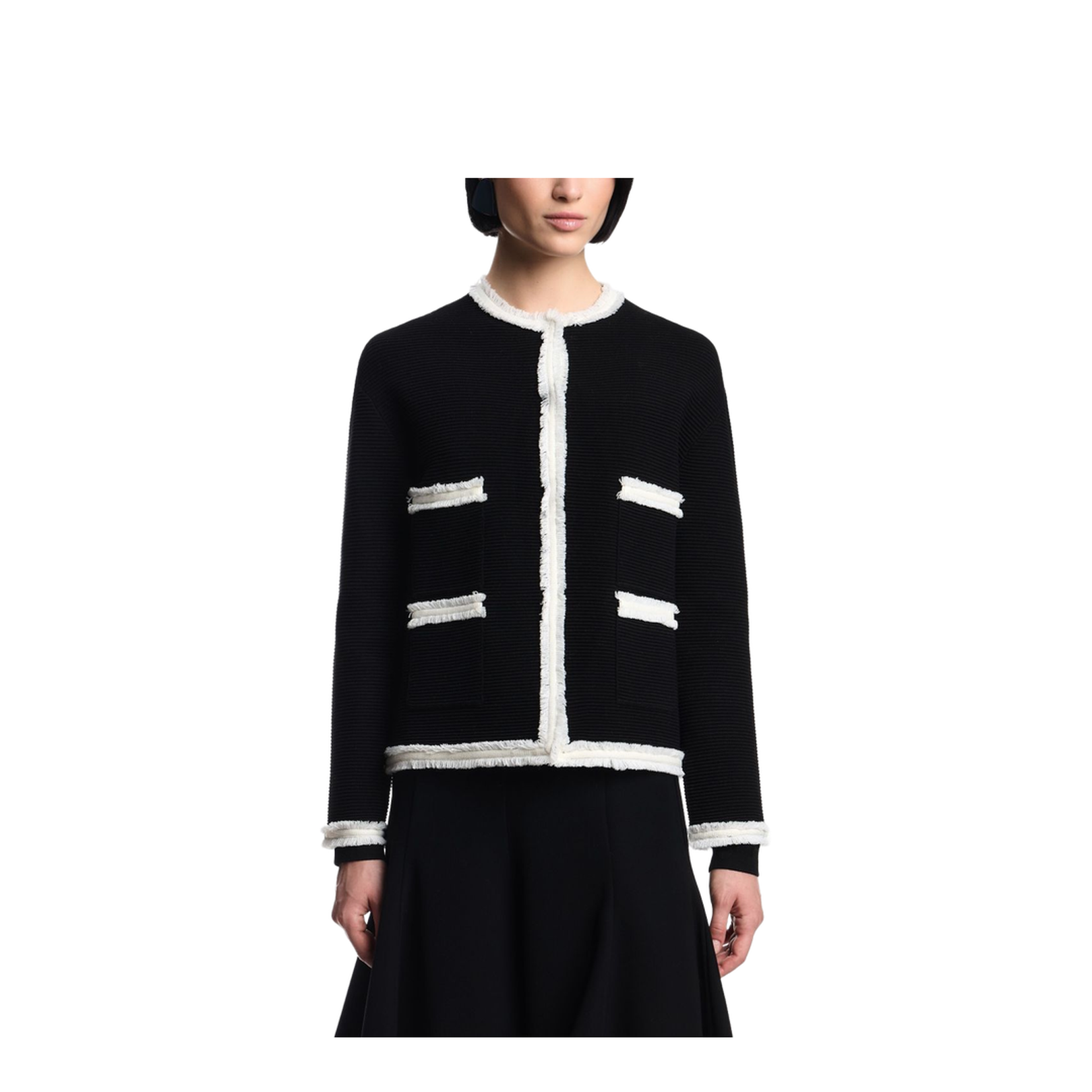 Crewneck Blazer Jacket