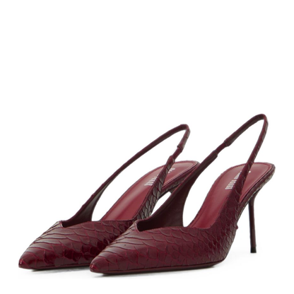 MAYFEYR - Paris Texas - Lidia 70 Slingback Pumps - PX2009XPTALDEEPRED
