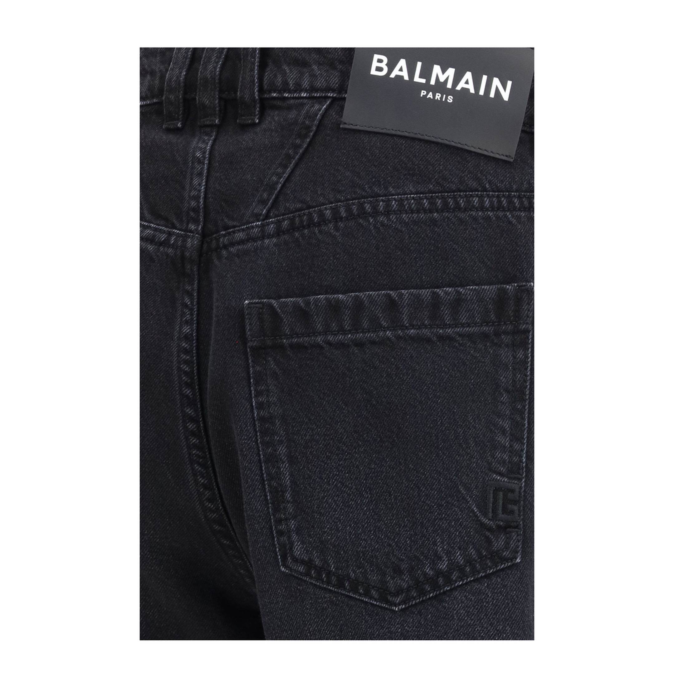 MAYFEYR - Balmain - Straight-Leg Denim Jeans - HH1MI115DG13
