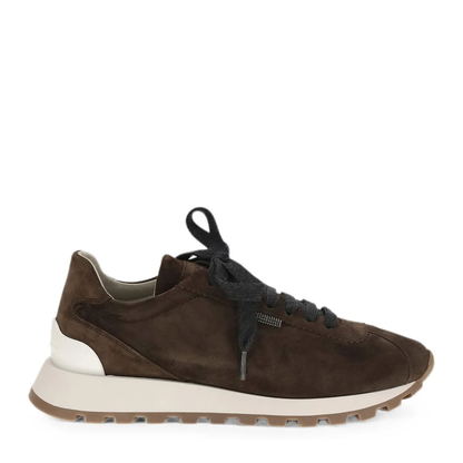 MAYFEYR - Brunello Cucinelli - Suede Runners With Shiny Tab - MZSFG2110C9885