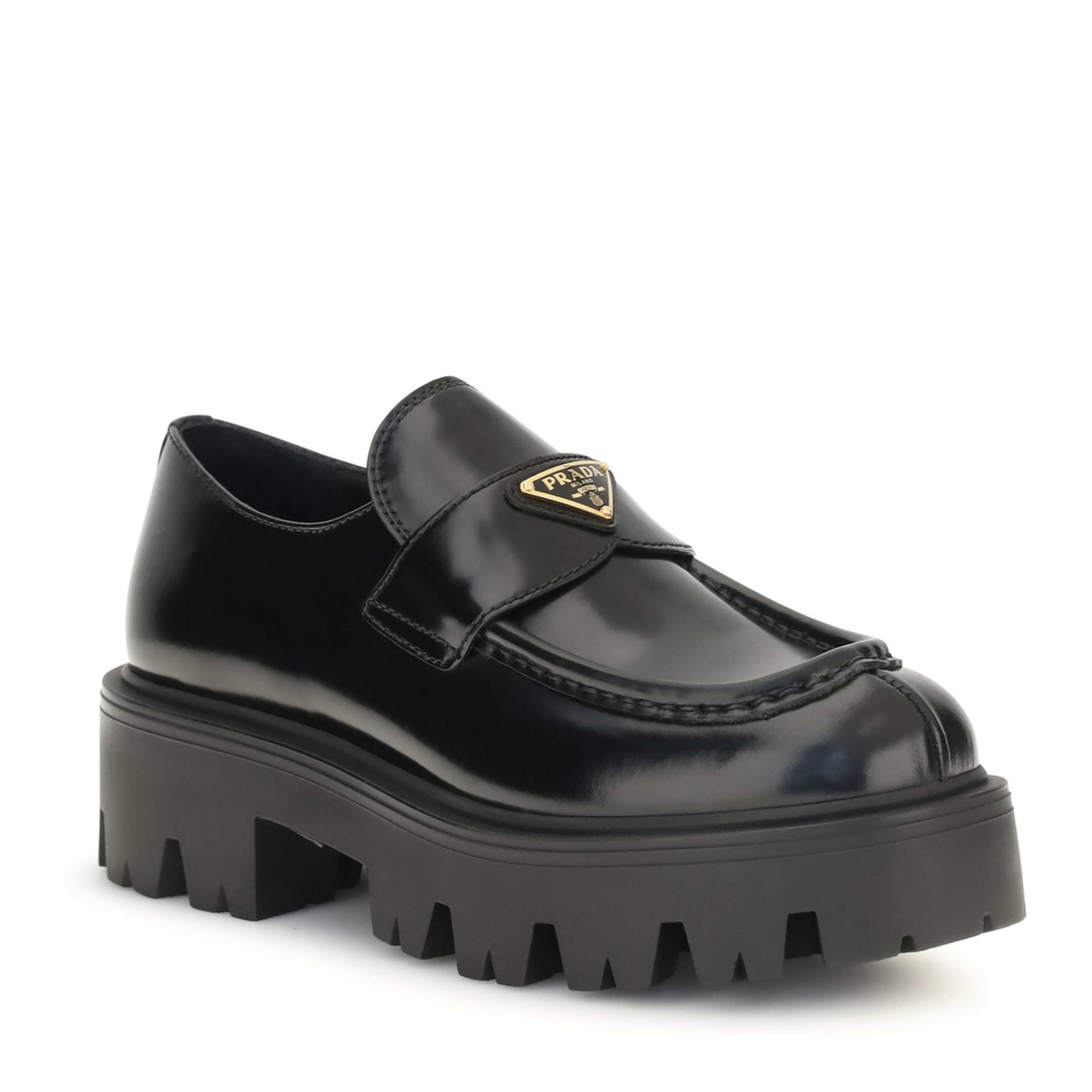 MAYFEYR - Prada - Brushed Leather Loafers - 1D185OFB050055F0002