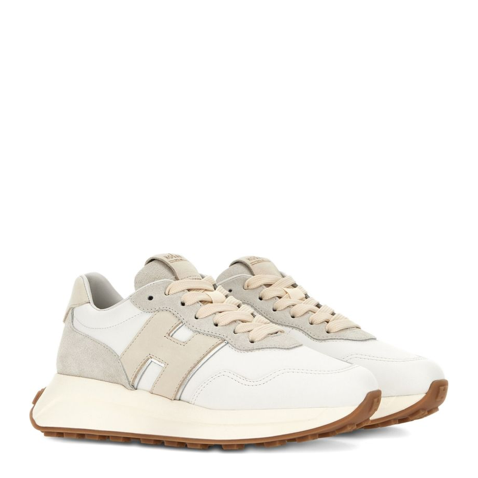 Sneakers White Grey Beige