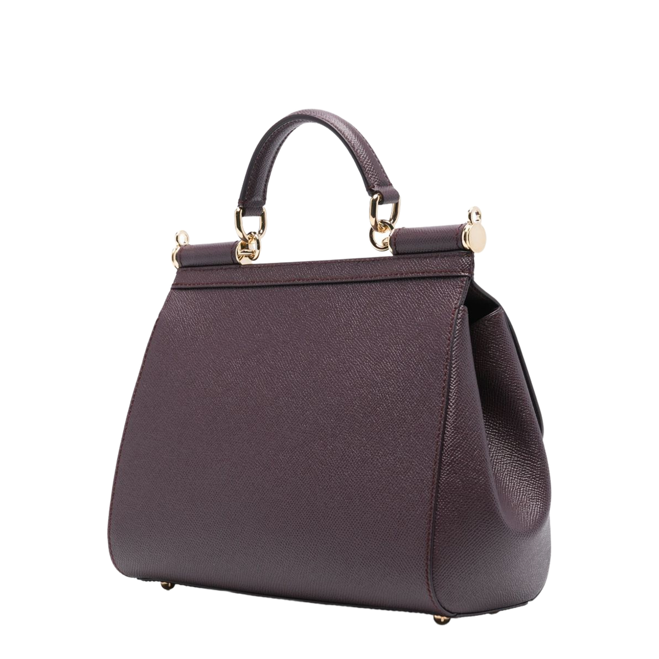 MAYFEYR - Dolce & Gabbana - Large Sicily Handbag In Bordeaux - BB6002B10018M073