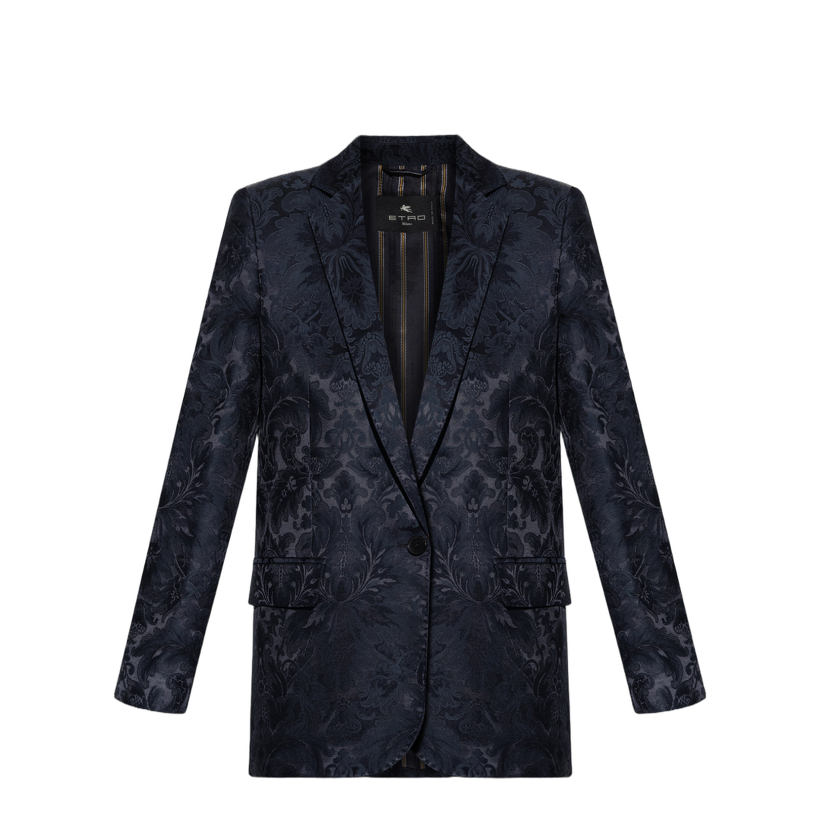 Silk-Blend Jacquard Jacket