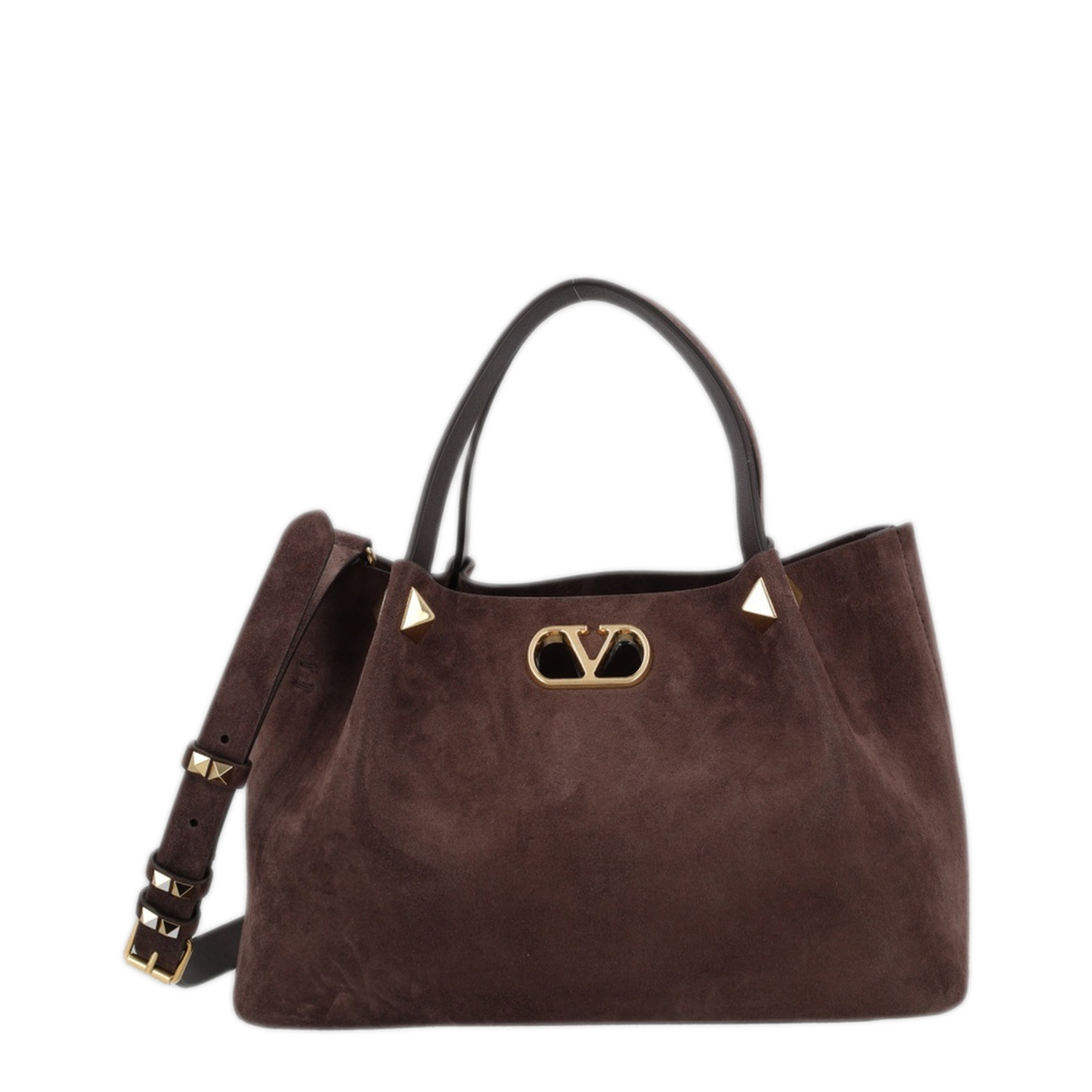 Small Suede Handbag - Ebony Brown