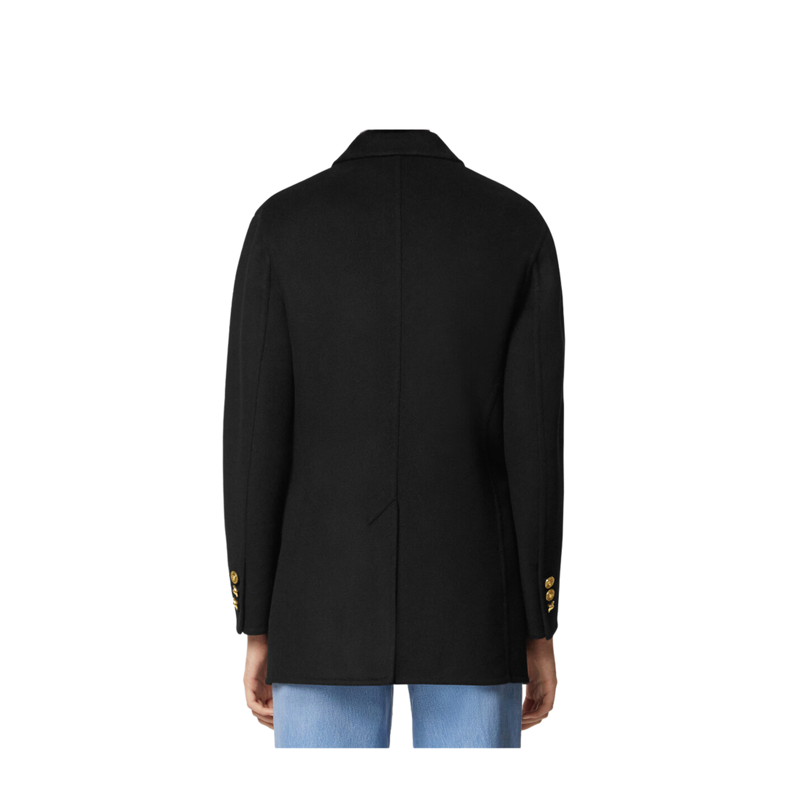 Wool and Cachemire Double-breasted Coat
