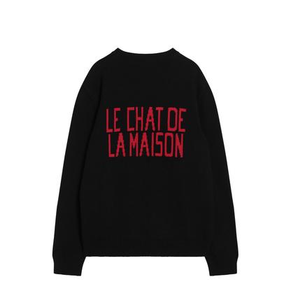 Le Chat De La Maison Sweater Black