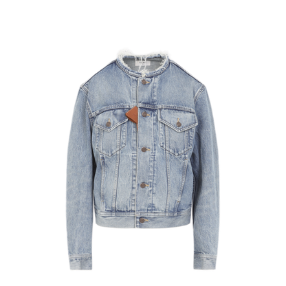 MAYFEYR - Celine - Clear Waterfall Cotton Trucker Jacket - RV1T1930FGDO5