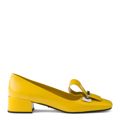 MAYFEYR - Prada - 35Mm Brushed-Leather Pumps - 1I963NFD035055F0377