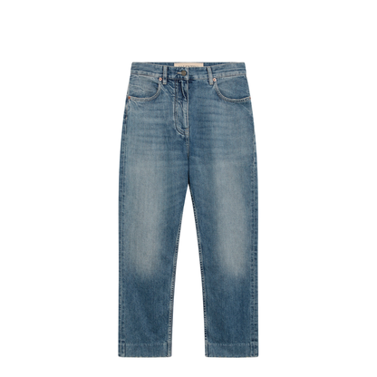 MAYFEYR - Valentino - Medium Blue Jeans With Vpatch Detail On The Back - 9B3DD22NACH558