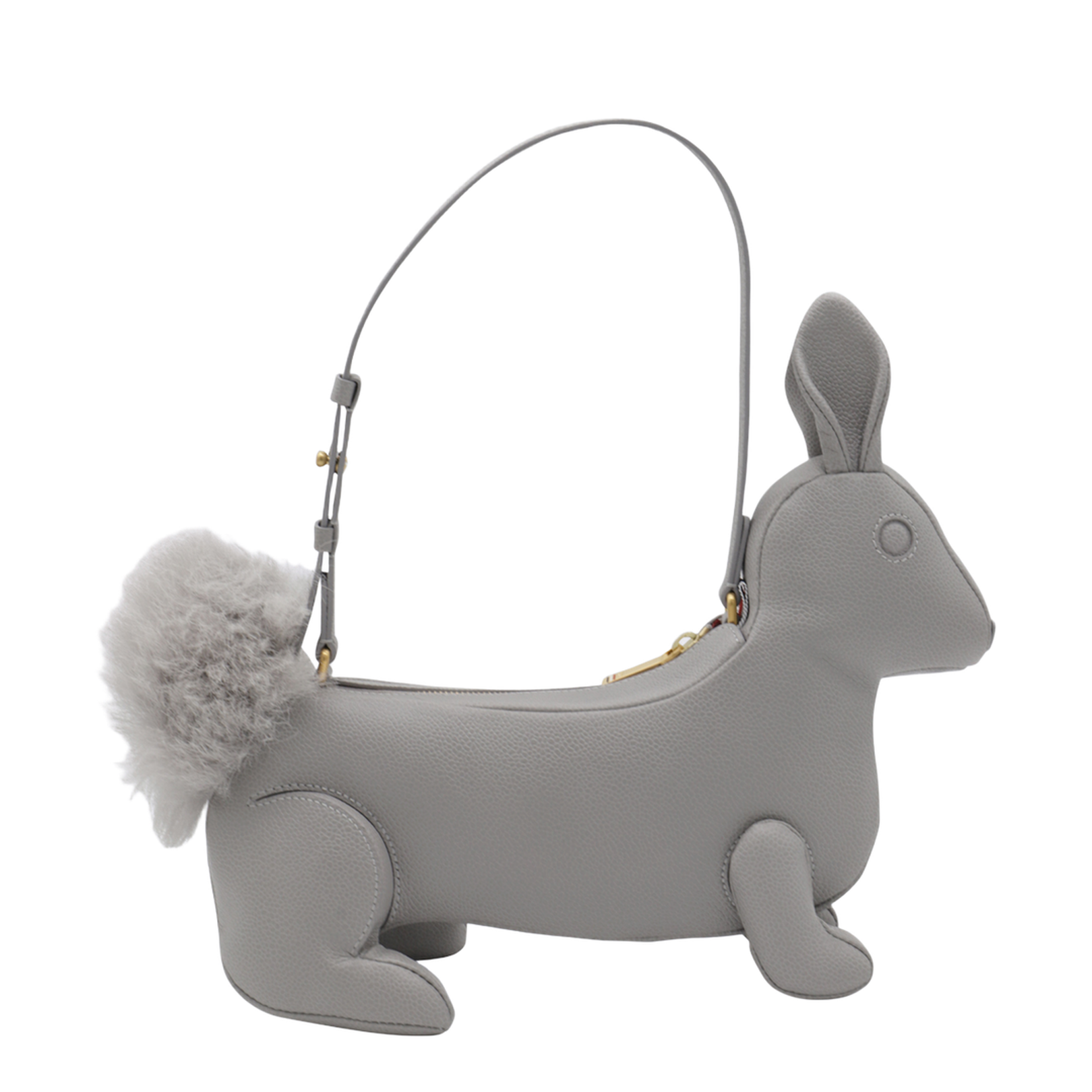 Rabbit Baguette Bag in Pebble Grain Leather