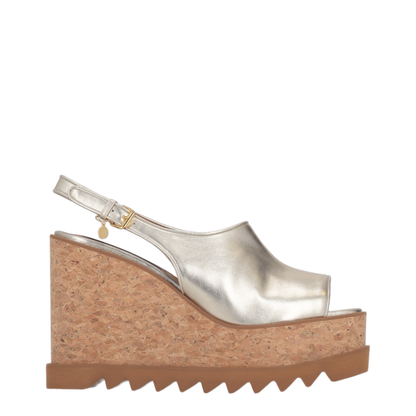 MAYFEYR - Stella Mccartney - Sneakelyse Slingback Sandal 120 Metallic Alter Mat - 810687E002908088