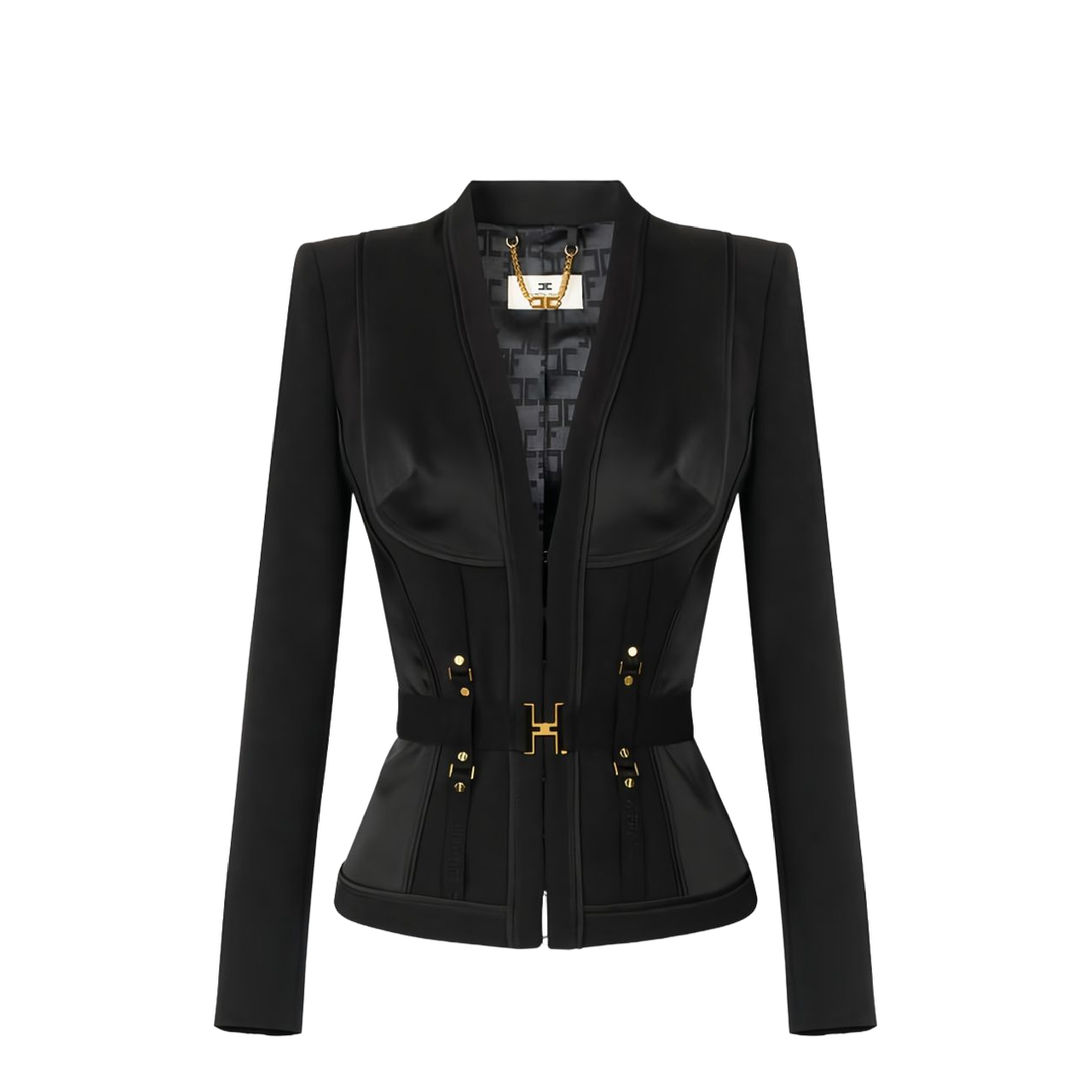 MAYFEYR - Elisabetta Franchi - Jackets Black - GI23362E2110