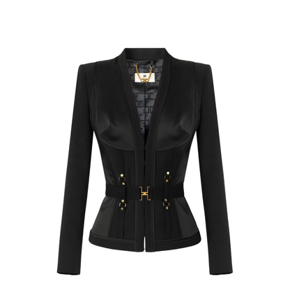 MAYFEYR - Elisabetta Franchi - Jackets Black - GI23362E2110