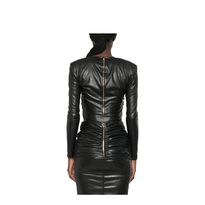 MAYFEYR - Elisabetta Franchi - Top Black - BO04566E2110