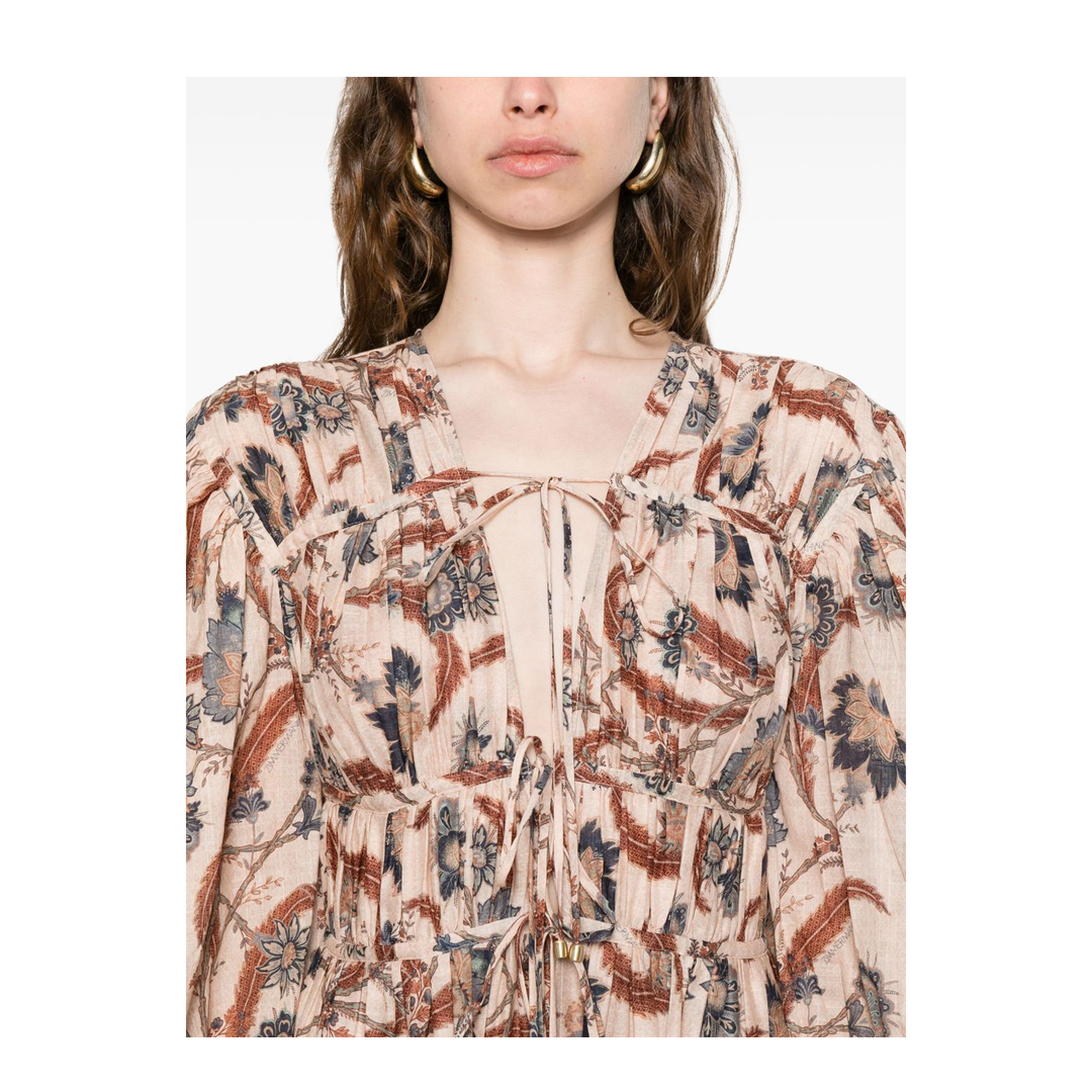 Ascension Tie Billow Maxi Dress