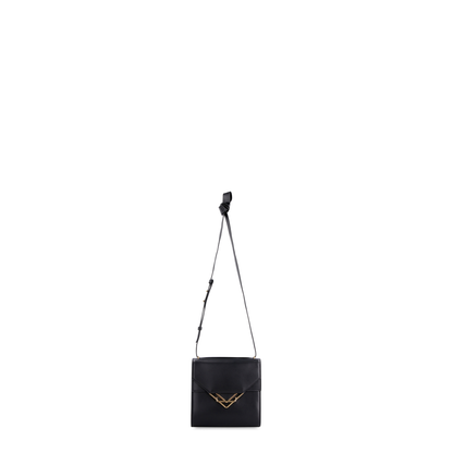 Black Leather Shoulder Bag