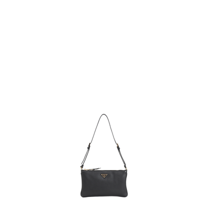 Soft Grain Leather Shoulder Bag