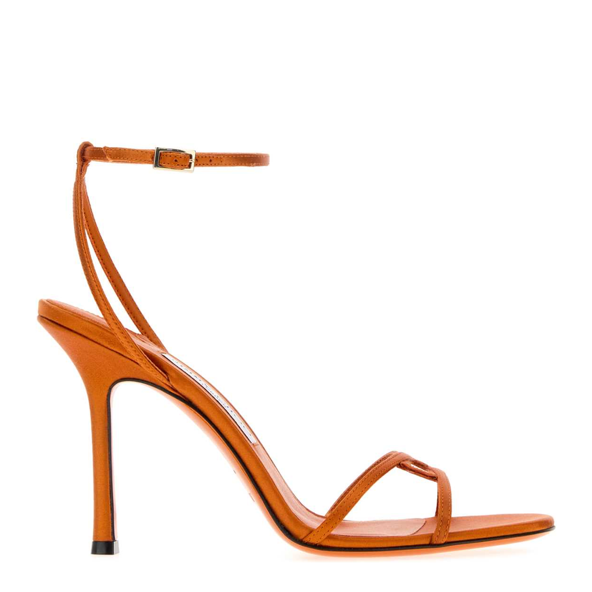 MAYFEYR - Jimmy Choo - 1998 Leo 100 Pumps - 1998LEO100SATSUNSETORANGE