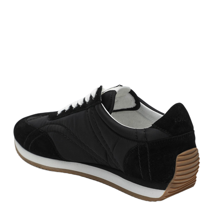 MAYFEYR - Toteme - Black Sneakers In Suede And Fabric - 251-WAS1544FB0137001