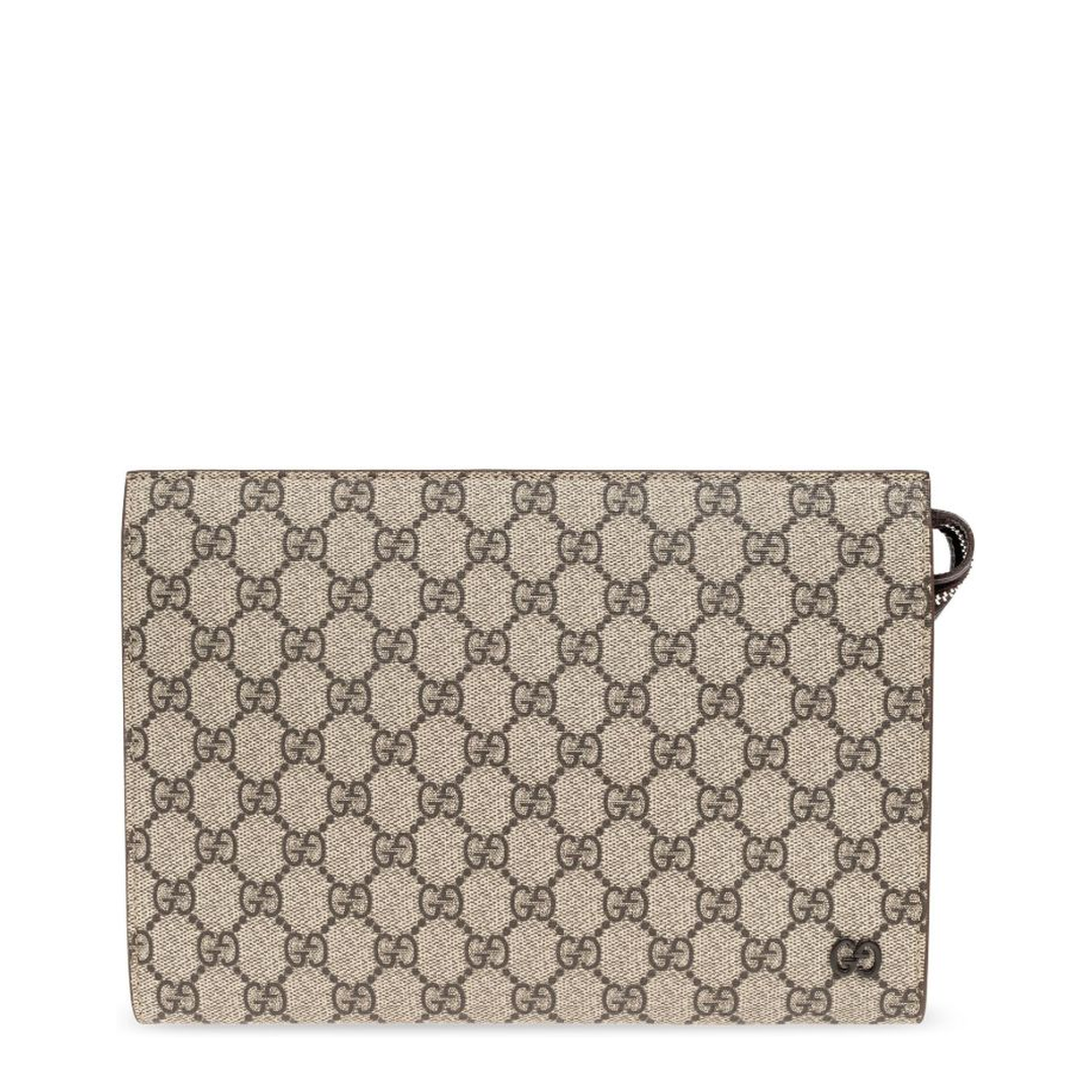 Brown Trim Small Pouch (GG Supreme)