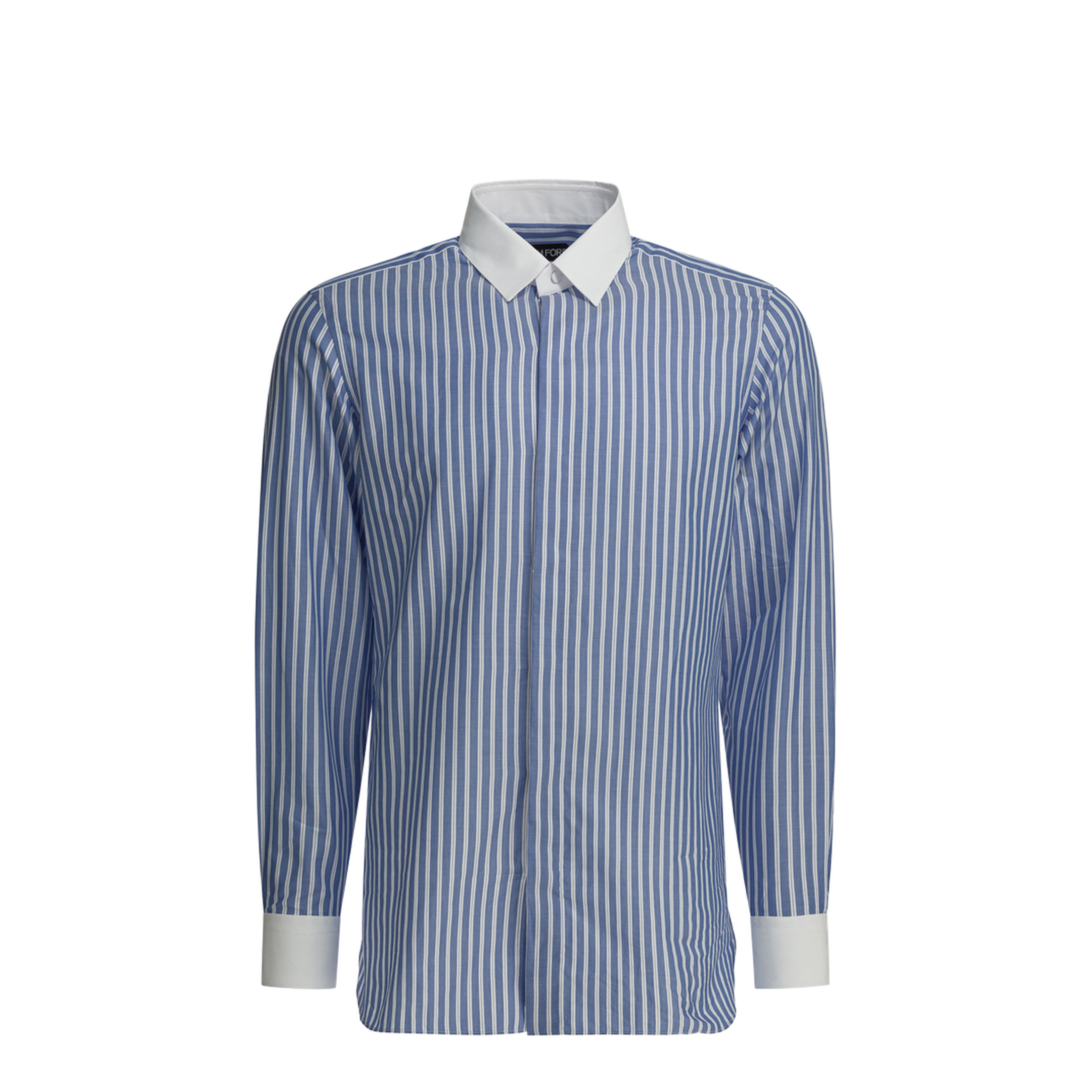 Wide Stripe Casual Shirt